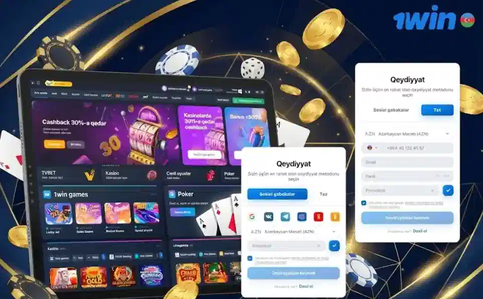 1win-də qeydiyyatdan keçin: Oyununuzun dərhal başlanğıcı